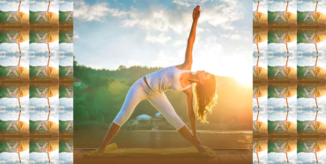 Morning yoga